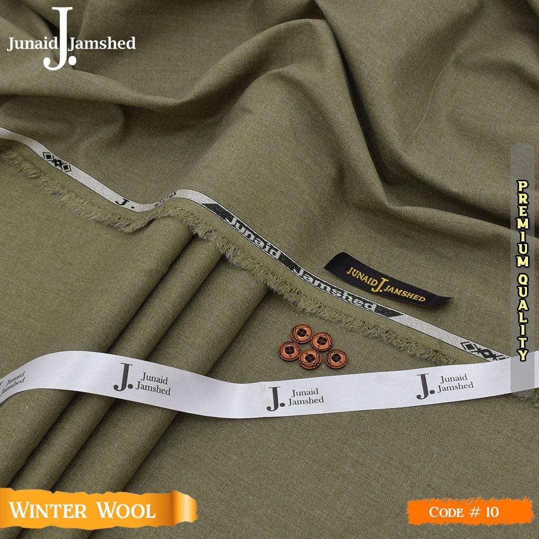 Junaid Jamshed Winter Wool (Olive Green )