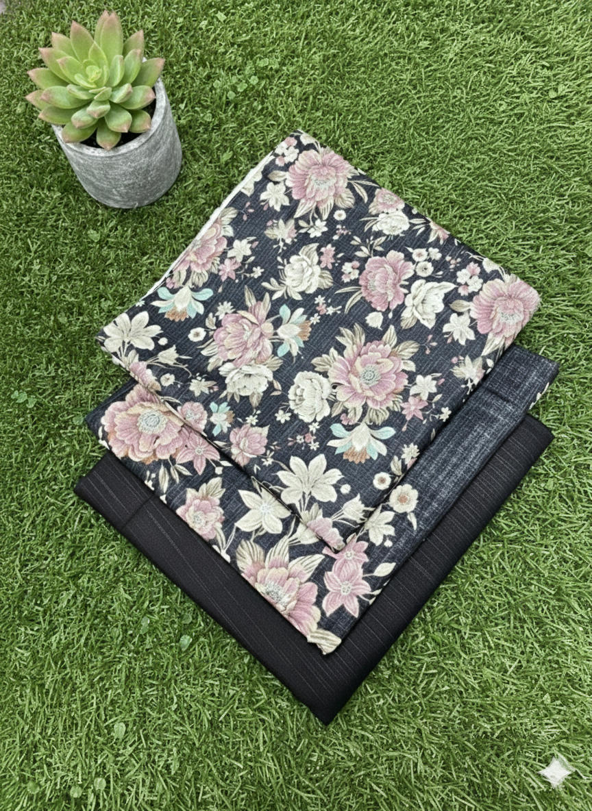 3 Piece Khaddar | Allow to Open Parcel