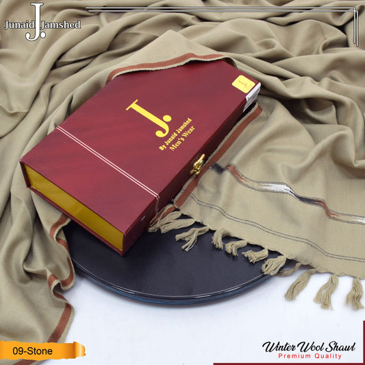 J. Men Exclusive Shawl D-009 (Stone)