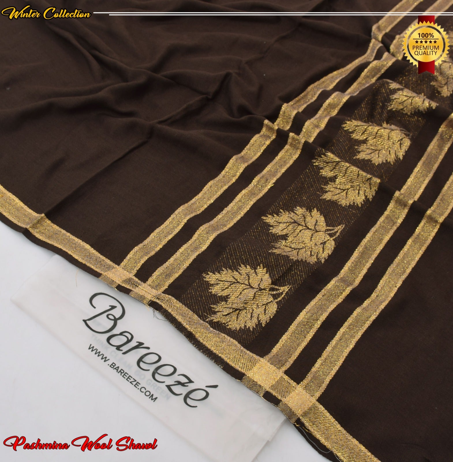 J. Pashmina Wool Shawl