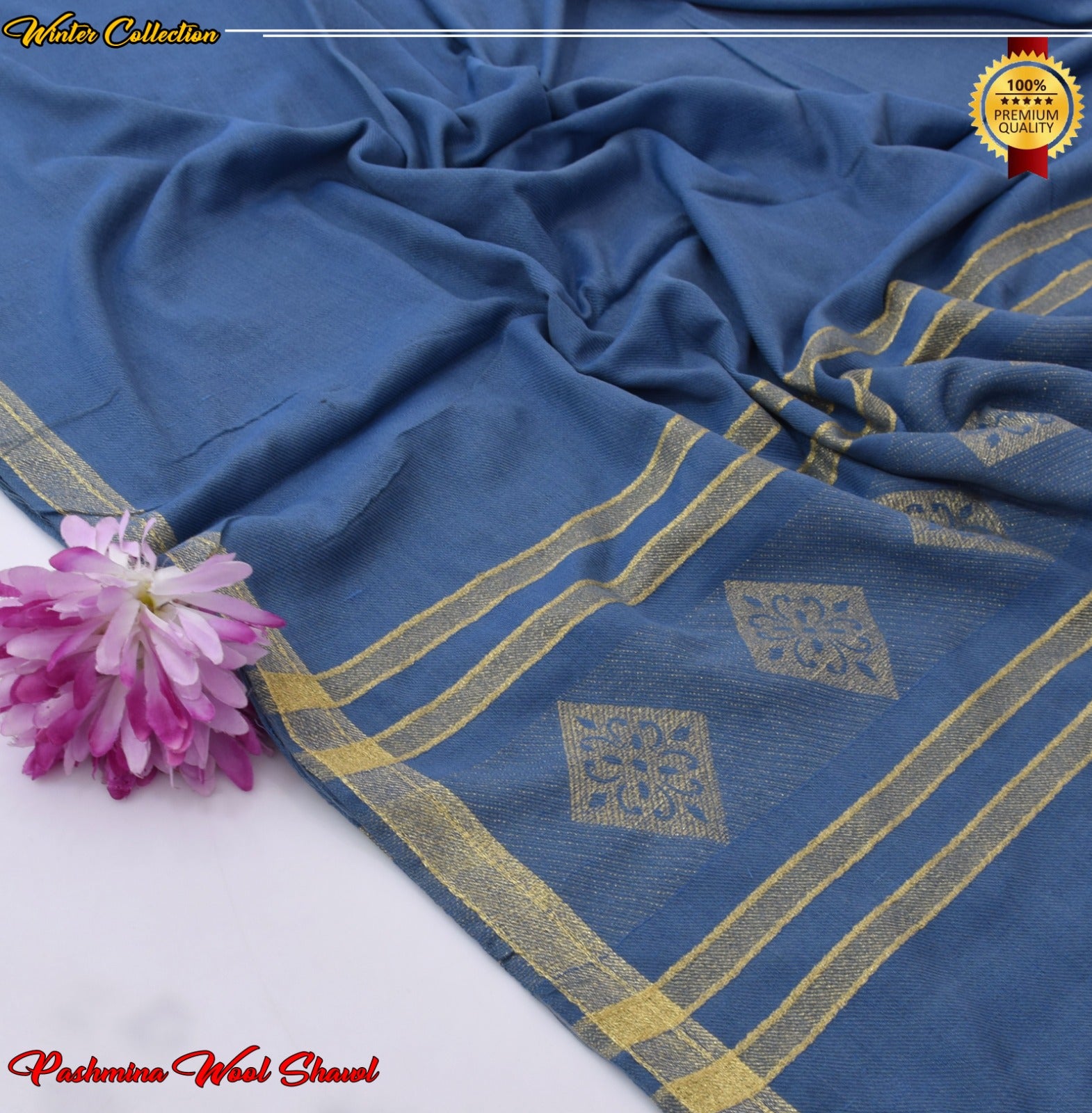 J. Pashmina Wool Shawl
