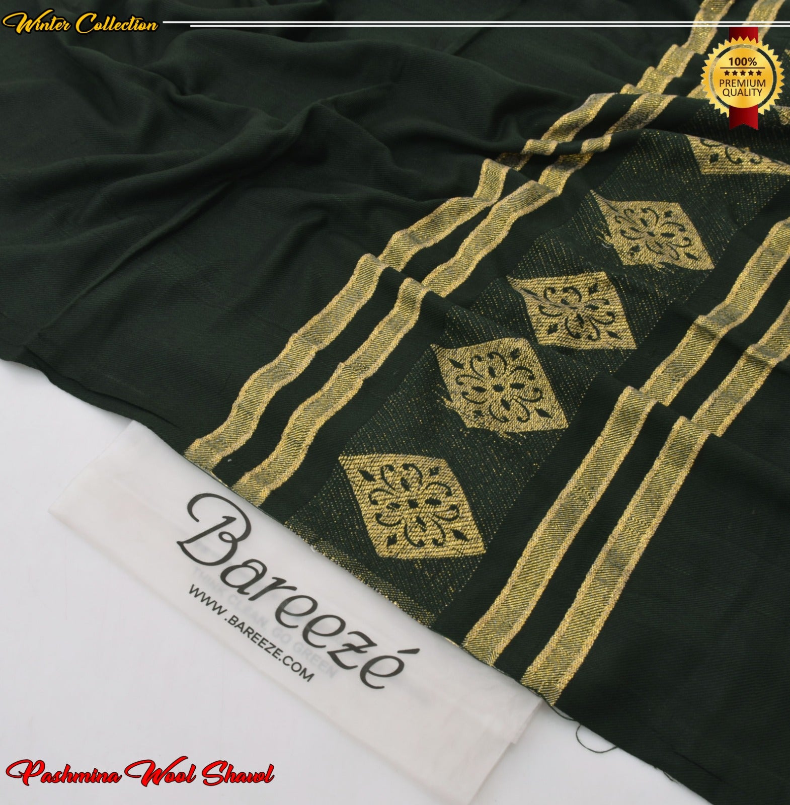 J. Pashmina Wool Shawl