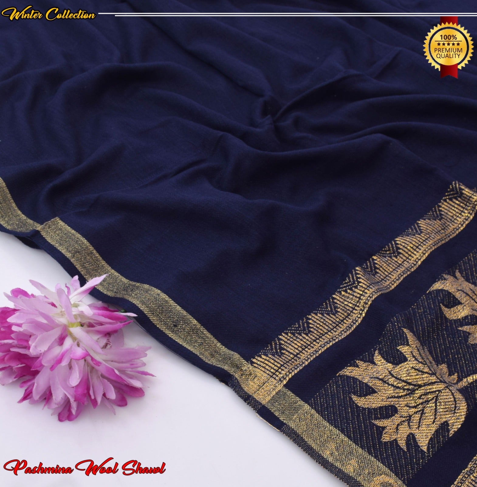 J. Pashmina Wool Shawl