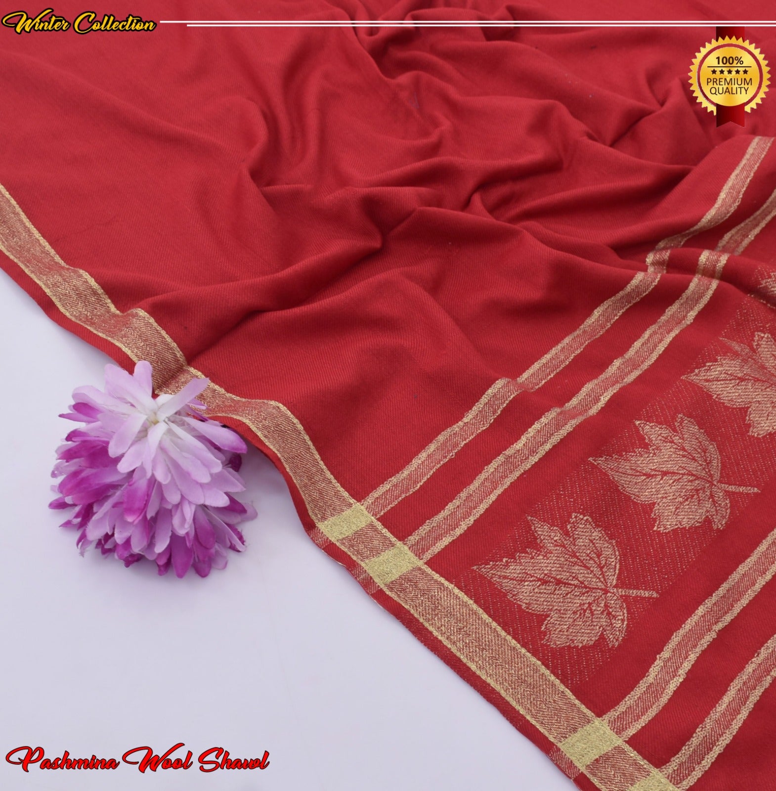 J. Pashmina Wool Shawl