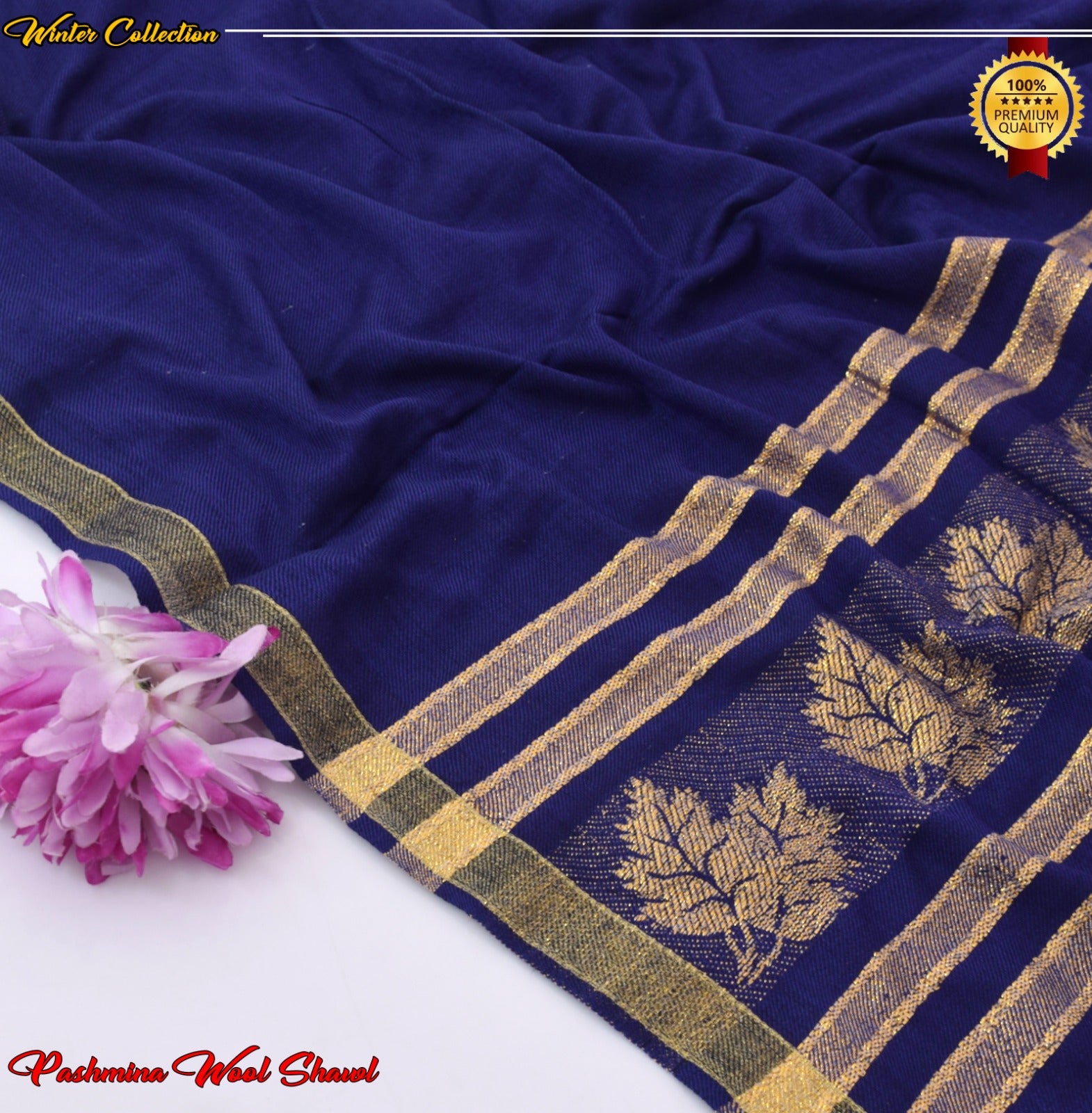 J. Pashmina Wool Shawl