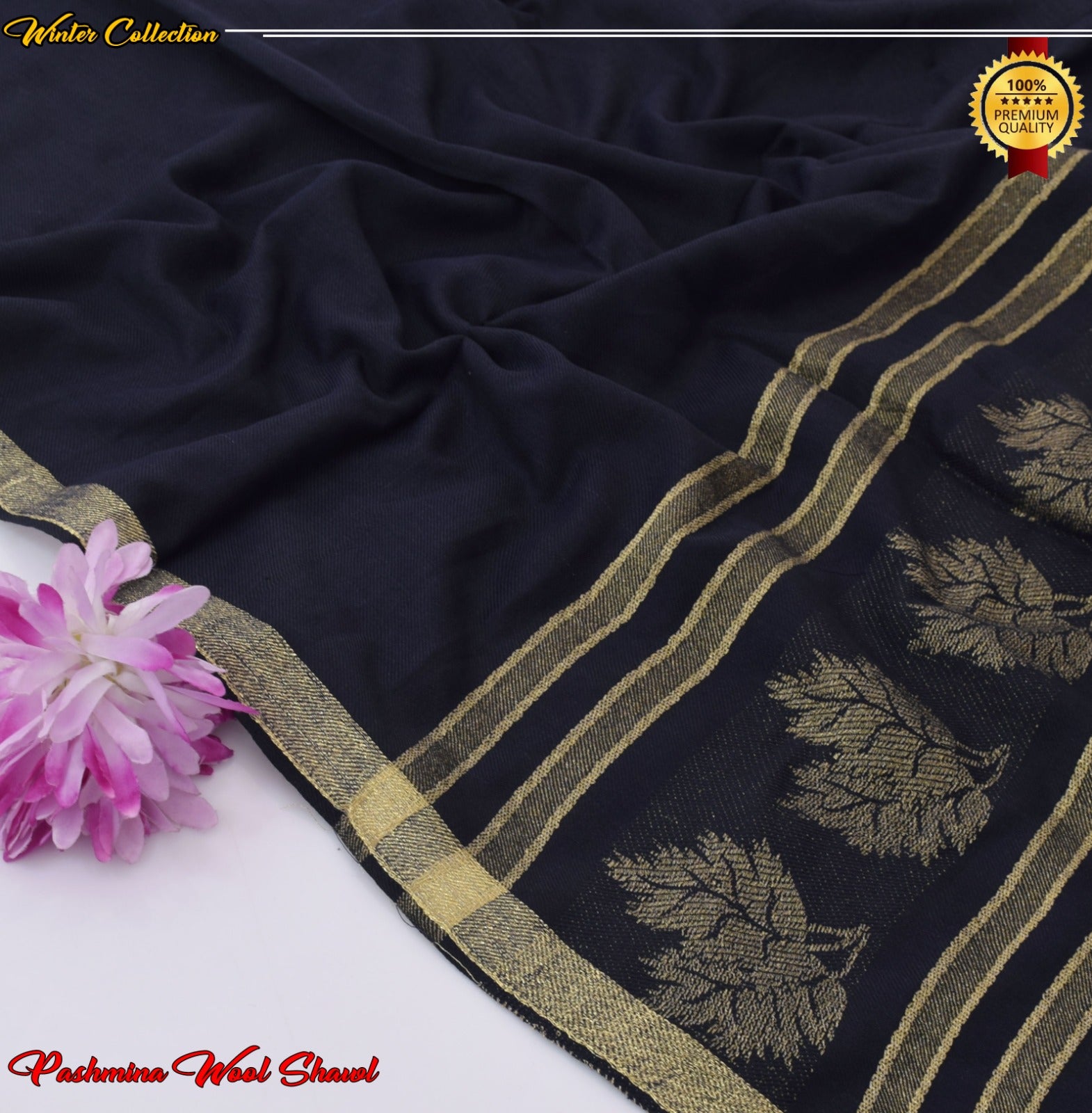 J. Pashmina Wool Shawl