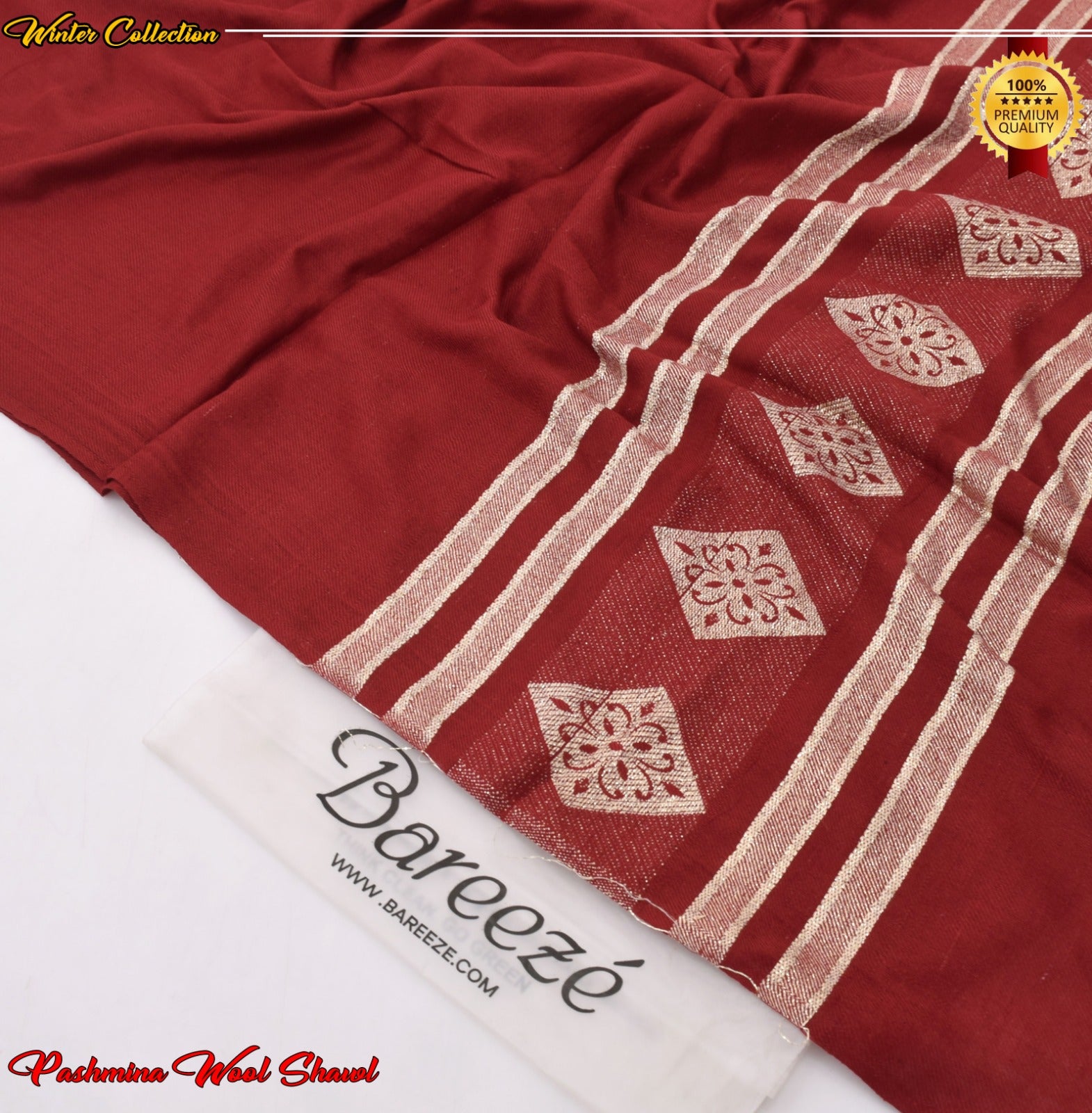 J. Pashmina Wool Shawl