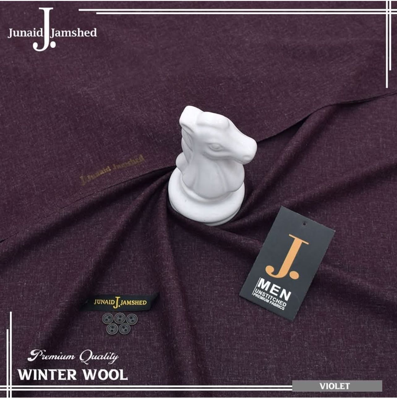 J. Premium Unstitched Wool D-008