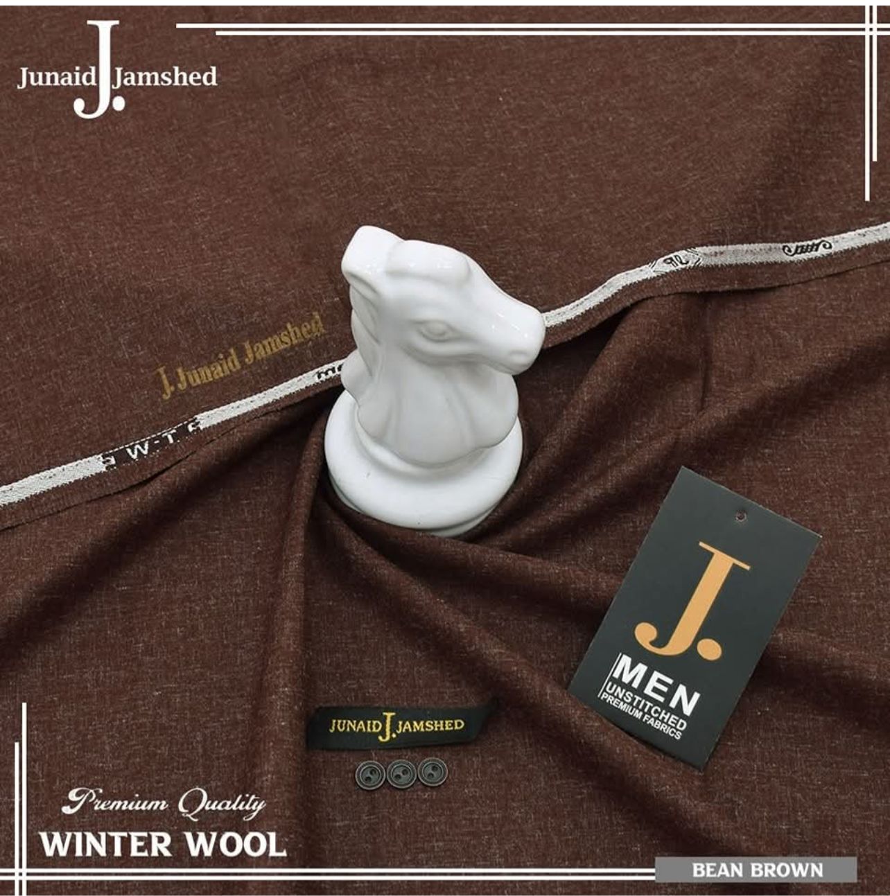 J. Premium Unstitched Wool D-006