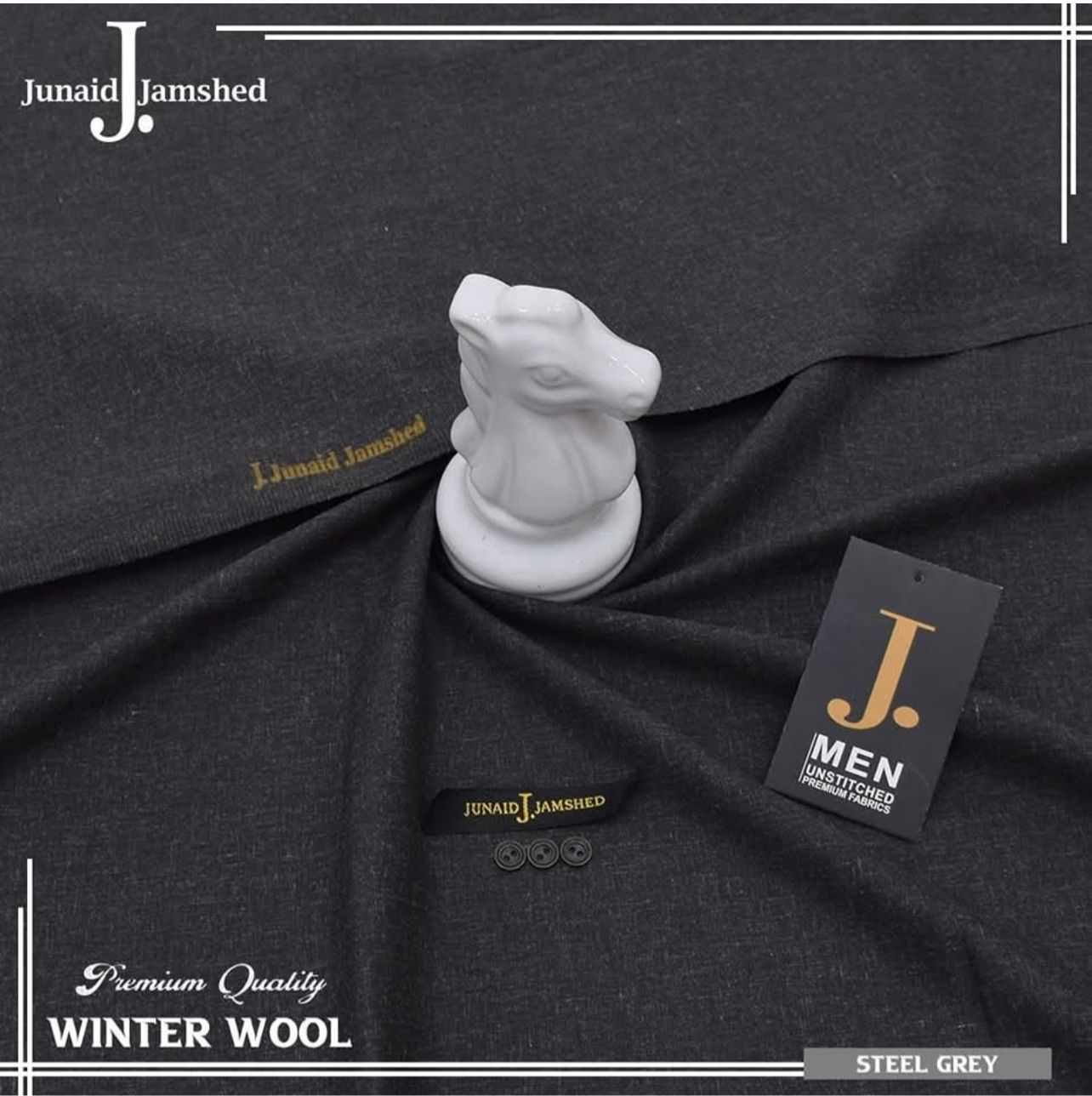 J. Premium Unstitched Wool D-005